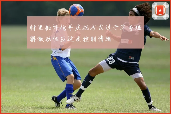 特里批评枪手庆祝方式过于浮夸理解激动但应适度控制情绪